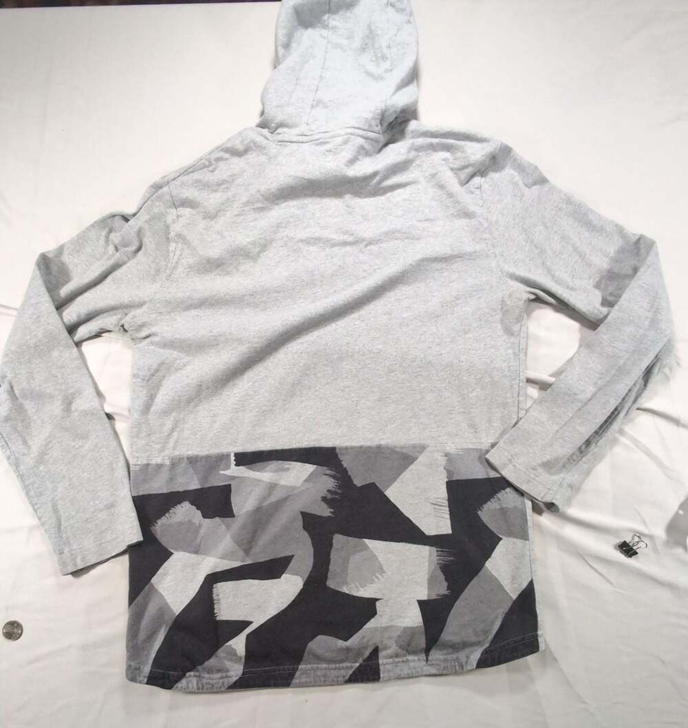 Vintage Nike Gray Lightweight Hoodie Size Large